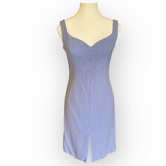 Escada Dresses & Skirts - **HOST PICK** Vintage Escada Dress Sz 4 100% Wool Lilac Sleeveless Sheath